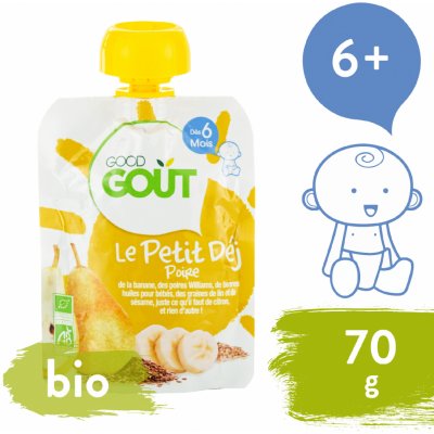 Good Gout kapsička Bio Hrušková snídaně 70 g – Zbozi.Blesk.cz