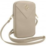 Guess PU Grained 4G Metal Logo se Zipem Gold – Zboží Mobilmania