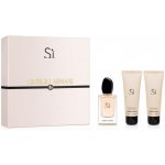 Giorgio Armani Si EDP 100 ml + tělové mléko 75 ml + sprchový gel 75 ml dárková sada – Hledejceny.cz