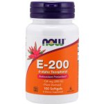 Now Foods Vitamin E 200 100 kapslí – Hledejceny.cz