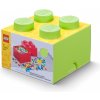 LEGO® úložný box 25 x 25 x 18 cm limetková