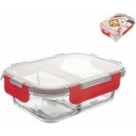 Orion Skleněná dělená zapékací miska krabička na oběd a svačiny 500+800ml – Zboží Dáma