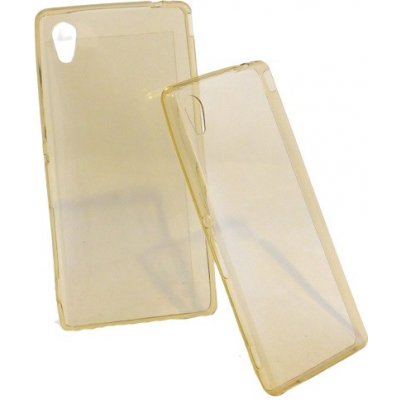 Pouzdro TPU Sony Xperia M4 Aqua E2303 Transparent Zlaté – Zbozi.Blesk.cz