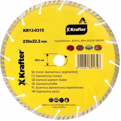 Kotouč diamantový KR13-031 – Rozměr: 115 x 22,2 mm – Hledejceny.cz