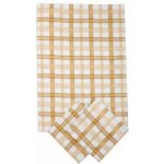 Sleep-well MODERNÍ KÁRO 50 x 70 cm OKROVÁ 3 ks – Zbozi.Blesk.cz