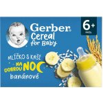 Gerber Cereal mlíčko s kaší na dobrou noc banánové 2 x 200 ml – Sleviste.cz