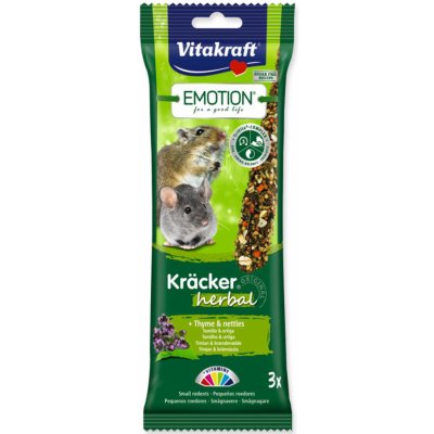 Vitakraft Emotion Kracker Herbal pro malé hlodavce 75 g – Zboží Mobilmania