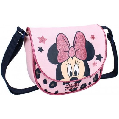 Vadobag taška přes rameno Minnie Mouse s Třpytivou Mašlí Disney růžový – Zboží Mobilmania