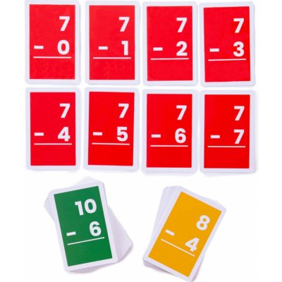 Bigjigs Toys Kartičky odčítání 1-10 – Sleviste.cz