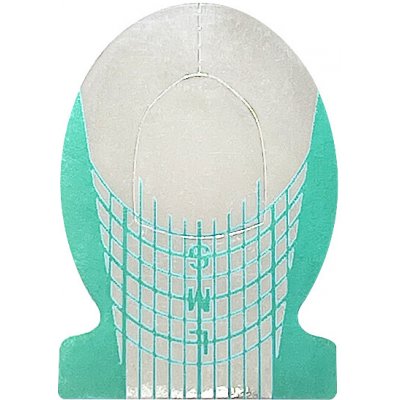 Bio nails šablony na nehty green 100 ks – Zboží Dáma