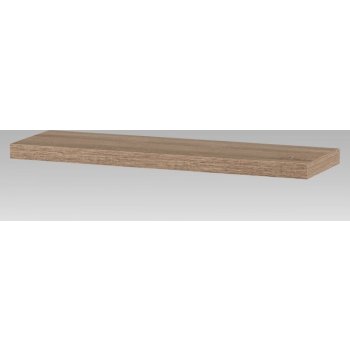 Autronic Polička nástěnná 80 cm, MDF, 3D dekor dub sonoma P-005 SON1