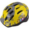 Cyklistická helma Extend Billy Monster žluto-sivá 2021