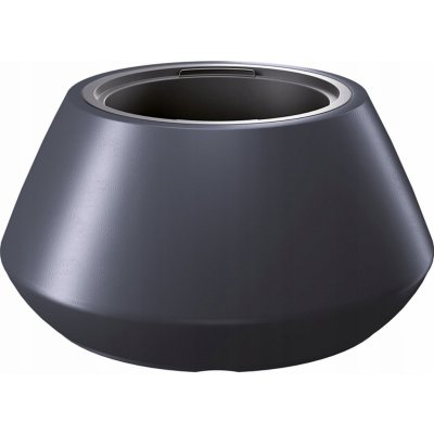 Prosperplast Květináč s vkladem HEOS 43,6 cm antracit – Hledejceny.cz