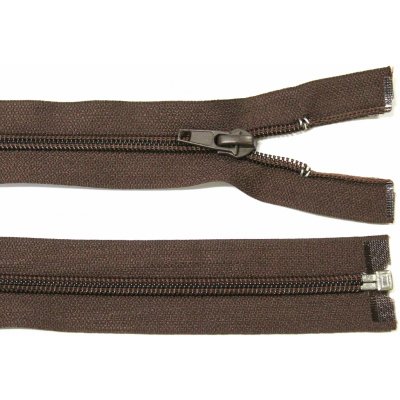 Spirálový zip no.5 rozepínací 55cm - více barev color: 704 tmavě hnědá – Hledejceny.cz