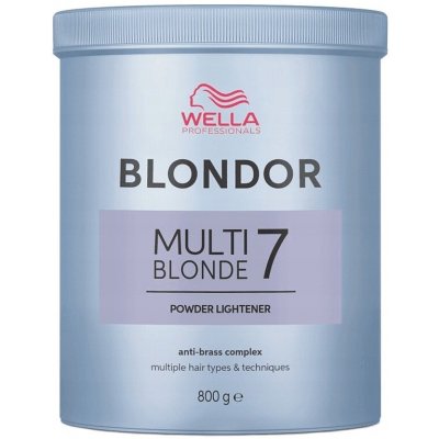 Wella Professionals Blondor Multi Blonde 7 práškový zesvětlovač vlasů 800 g – Sleviste.cz
