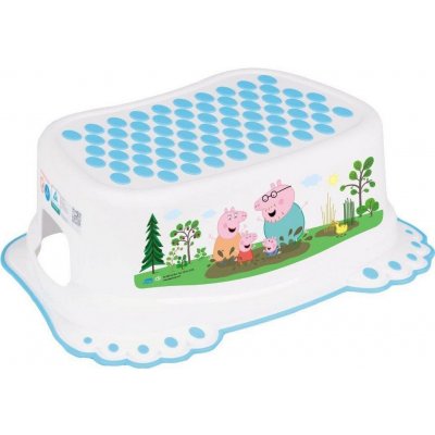 TEGA Dětské protiskluzové stupátko do koupelny Peppa Pig white-blue – Zboží Mobilmania