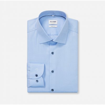 Olymp Level Five Body Fit společenská košile s prodlouženým rukávem 205489 11 modrá – Zboží Dáma