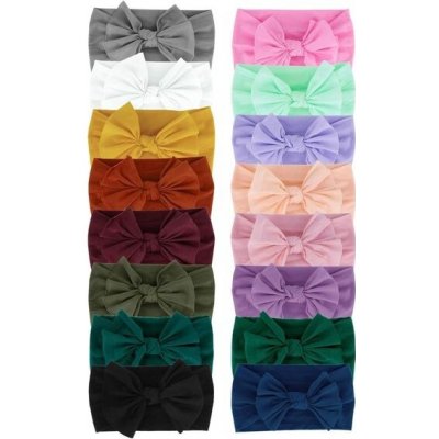 Dětská čelenka Jmitha květinové čelenky pro novorozence elastická čelenka s květinovými doplňky – Zboží Mobilmania