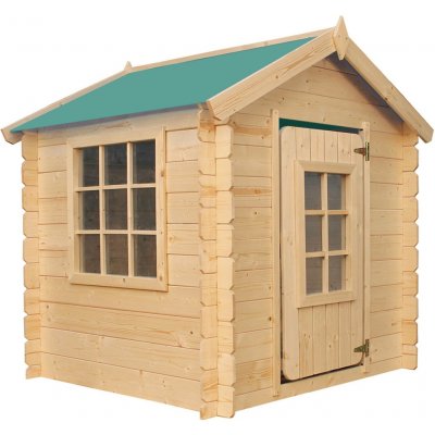 Timbela Dřevěný domeček pro děti M570Z-1 bez podlahy 93 x 93 cm – Sleviste.cz