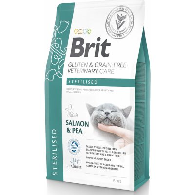 Brit Veterinary Diets Cat GF Care Sterilised 5 kg – Zbozi.Blesk.cz