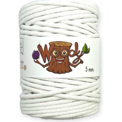 Woody 5 mm – Bílá (100m) – Zboží Dáma