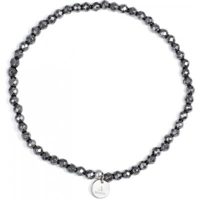 Agato Minerální korálkový náramek s hematitem POL-B13/17G – Zboží Mobilmania