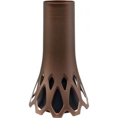 Váza hřbitovní Roseta bronz - se zátěží 1,3l – Hledejceny.cz