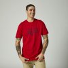 Pánské Tričko Fox Racing Legacy Fox Head Ss Tee Flame red