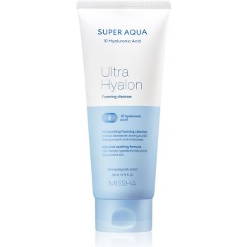 Missha Super Aqua Ultra Hyalon Foaming Cleanser čistící pěna 200 ml