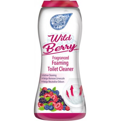 Foam Fresh Wild Berry Pěnivý čistící prášek do toalety 370 g