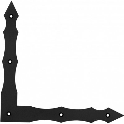 Mark NAD 4c / SNO 4 Rohovník ozdobný 300x300x40x3mm černý – HobbyKompas.cz