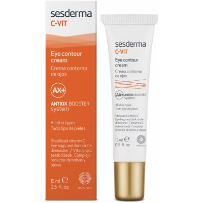 Sesderma C-Vit AX+ oční krém proti otokům a tmavým kruhům Vitamin C Antiox Booster Sysem 15 ml – Zboží Mobilmania