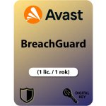 Avast BreachGuard 1 lic. 1 rok (bgw.1.12m) – Zboží Živě