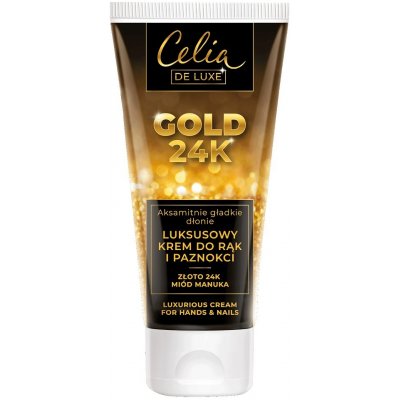 Celia De Luxe Gold 24K luxusní krém na ruce a nehty 80 ml – Zboží Mobilmania