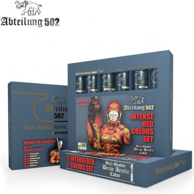 AK Interactive INTENSE RED COLORS SET – Zbozi.Blesk.cz