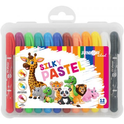 Silky Pastel olejové pastelky sada 12 ks – Zboží Dáma