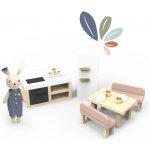 Speedy Monkey Dřevěný nábytek do domečku Kuchyň – Hledejceny.cz