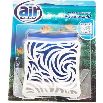 Air Menline Deo Picture Non Stop Elegant Aqua World gelový osvěžovač vzduchu 8 g