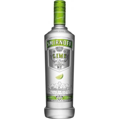 Smirnoff Lime 37,5% 1 l (holá láhev)