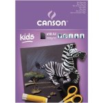 Canson Černý papír Kids blok A4 220 g 10 listů – Zboží Mobilmania