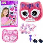 LEAN Toys 27410 Kreativní šicí sada polštářek koťátko vyšívání DIY – Zboží Dáma