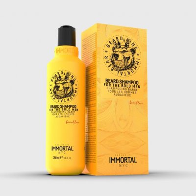 Immortal Beard King Beard Shampoo For The Bold Men šampon na vousy 250 ml – Zbozi.Blesk.cz