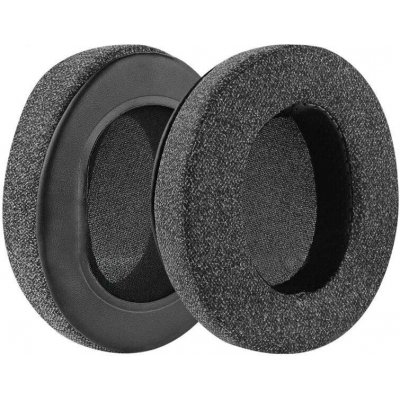 eses náušníky pro sluchátka Audio Technica ATHM50 M50X M50XBT M50RD PRO500mk2 ANC9 AD700X A500S M10 M20X M30X M40X Tmavě šedé textilní – Zboží Živě