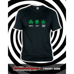 Teknoshop Lucky tekno tričko s potiskem pánské zelené
