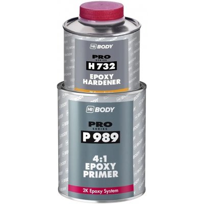 Body P989 epox.základ šedý 1,0L+ tužidlo H732 250g - 1 ks - šedý – Hledejceny.cz