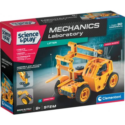 CLEMENTONI Science&Play Mechanická laboratoř Vysokozdvižný vozík – Hledejceny.cz