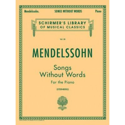 Mendelssohn Songs Without Words for the Piano – Zboží Dáma