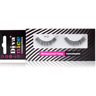 Diva & Nice umělé řasy nalepovací 100% přírodní vlas 80 – Zbozi.Blesk.cz