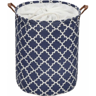Springos úložný koš 63l modré dlaždice HA0137 – Zboží Dáma