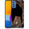 Pouzdro a kryt na mobilní telefon Samsung Pouzdro ACOVER Samsung Galaxy M52 5G s motivem Owl